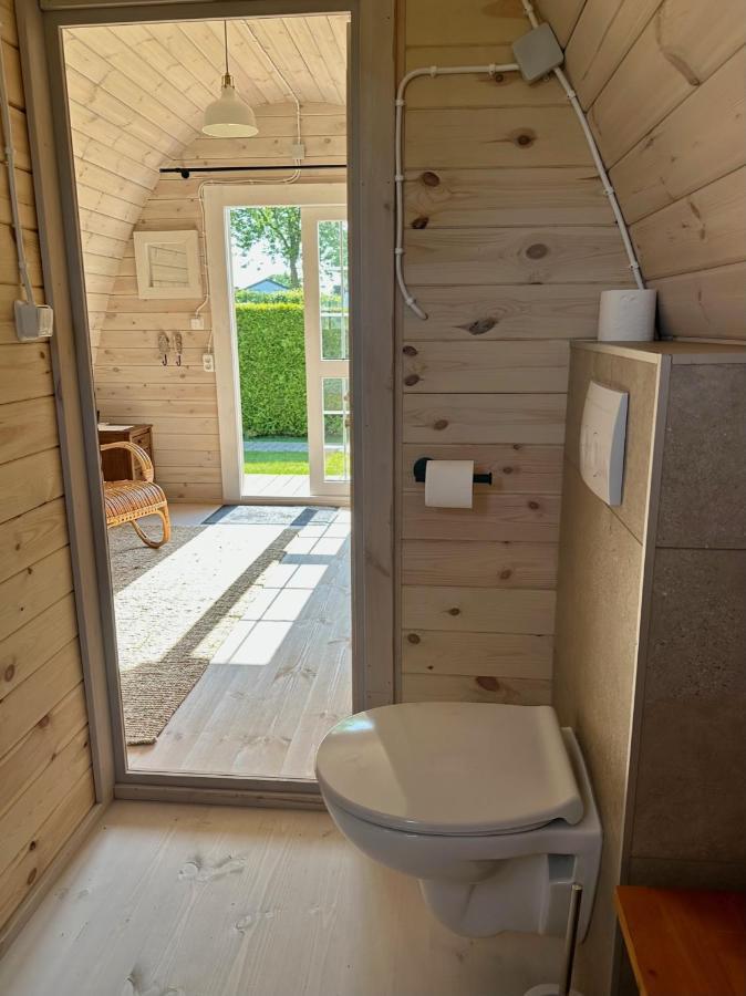 Lodge, Een Super Knus Tiny House, Nabij Vaarwater En Haven! Belt-Schutsloot Exterior foto